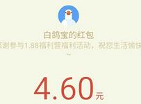 白鸽宝1.88元福利营支付1.88元购买保险送2 500元微信红包秒到帐 微信红包 活动线报 第1张 白鸽宝1.88元福利营支付1.88元购买保险送2 500元微信红包秒到帐 微信红包 活动线报 第1张