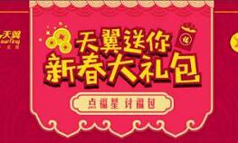 详细阅读:电信天翼20万份新春大礼每天3次机会抽取流量特产 电信天翼20万份新春大礼每天3次机会抽取流量特产