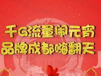 成都工商新春欢乐颂点燃烟花送70M 1G三网流量 免费流量 活动线报  第1张