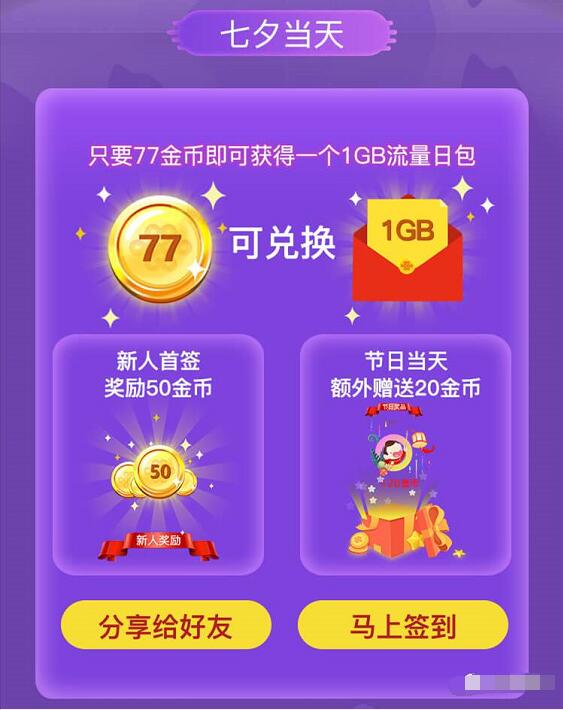 联通营业厅七夕专属礼七夕当天换1GB日流量包 免费流量 活动线报 第4张 联通营业厅七夕专属礼七夕当天换1GB日流量包 免费流量 活动线报 第4张