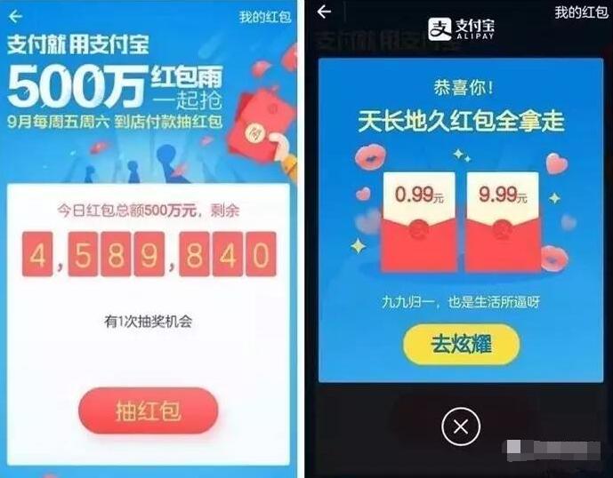 支付宝500万元红包雨周五周六抽奖送随机支付宝红包 支付宝红包 活动线报 第3张 支付宝500万元红包雨周五周六抽奖送随机支付宝红包 支付宝红包 活动线报 第3张