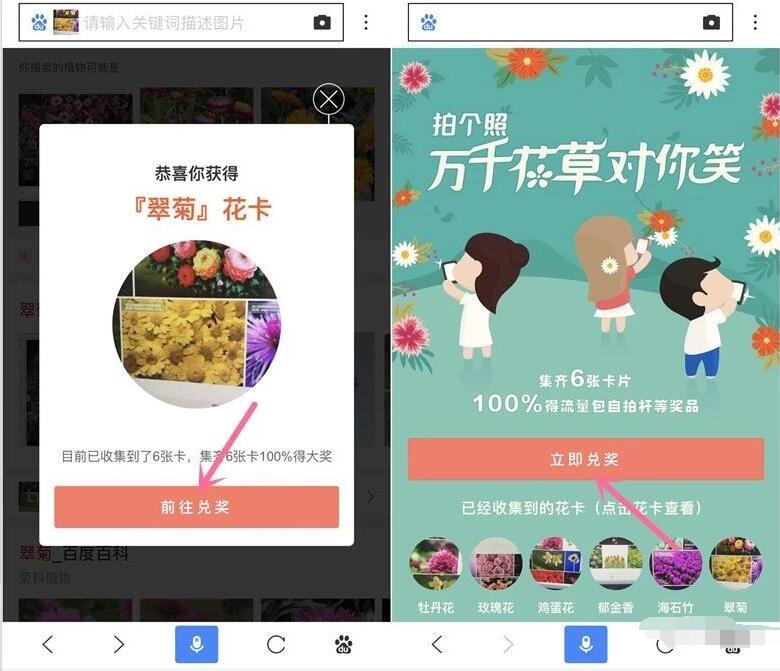 百度识图前往拍花赢大奖抽奖送100 500M流量 免费流量 活动线报 第3张 百度识图前往拍花赢大奖抽奖送100 500M流量 免费流量 活动线报 第3张
