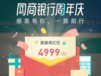 网商银行APP周年庆寻星记送最高4999元支付宝红包 支付宝红包 活动线报 第1张 网商银行APP周年庆寻星记送最高4999元支付宝红包 支付宝红包 活动线报 第1张