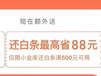 京东余额理财转入1元领最高立减88元白条还款券 京东 活动线报  第1张