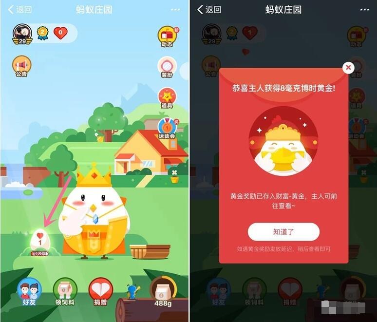 支付宝蚂蚁庄园换土豪金套装抽黄金红包非必中 支付宝红包 活动线报 第2张 支付宝蚂蚁庄园换土豪金套装抽黄金红包非必中 支付宝红包 活动线报 第2张