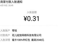 中信信用卡开福卡抽奖亲测中0.31元微信红包 微信红包 活动线报 第1张 中信信用卡开福卡抽奖亲测中0.31元微信红包 微信红包 活动线报 第1张