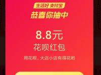 生活好支付宝搜索“666”抽奖亲测中8.8花呗红包 支付宝红包 活动线报  第1张