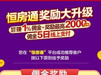 恒大旗下恒房通APP实名认证送7元现金秒到,买房全国75折 微信红包 活动线报 第1张 恒大旗下恒房通APP实名认证送7元现金秒到,买房全国75折 微信红包 活动线报 第1张