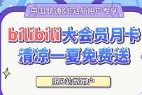 详细阅读:中国联通&B站新用户专享,免费领哔哩哔哩大会员月卡 中国联通&B站新用户专享,免费领哔哩哔哩大会员月卡