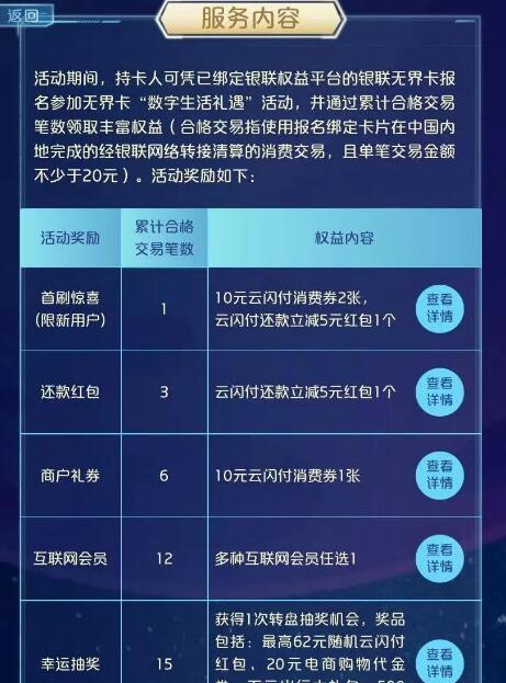 领云闪付红包/视频会员vip,无界卡数字生活礼遇 优酷会员活动 爱奇艺vip活动 腾讯视频vip活动 云闪付无界卡活动 云闪付红包活动 云闪付活动 活动线报 第4张 领云闪付红包/视频会员vip,无界卡数字生活礼遇 优酷会员活动 爱奇艺vip活动 腾讯视频vip活动 云闪付无界卡活动 云闪付红包活动 云闪付活动 活动线报 第4张