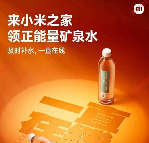 领正能量矿泉水/冰箱贴，小米之家国庆福利