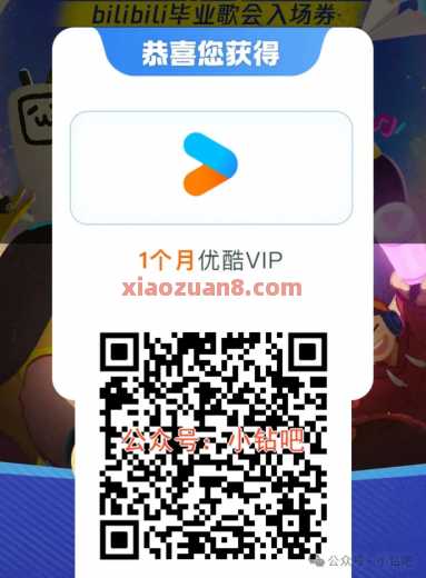 优酷会员/bilibili大会员,腾讯王卡bilibili毕业歌会入场券(5月) 会员 bilibili大会员 优酷会员 中国联通 活动线报 第1张 优酷会员/bilibili大会员,腾讯王卡bilibili毕业歌会入场券(5月) 会员 bilibili大会员 优酷会员 中国联通 活动线报 第1张
