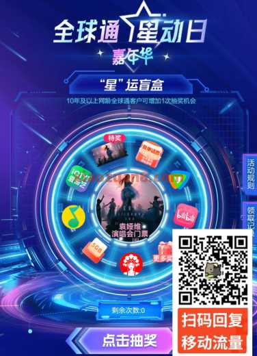 5G移动流量、话费会员,移动全球通星动日(5月) 会员 话费 流量 移动流量 移动话费 中国移动 活动线报 第1张 5G移动流量、话费会员,移动全球通星动日(5月) 会员 话费 流量 移动流量 移动话费 中国移动 活动线报 第1张