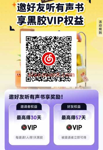 网易云音乐会员1 57天，网易云听有声书（7月） 会员 网易云音乐会员 活动线报  第1张